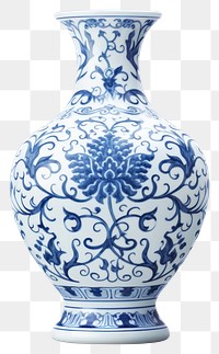 PNG Chinese vase porcelain pottery pattern. 