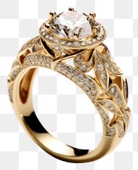 PNG Ring gold gemstone diamond. 