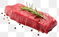 PNG Tenderloin beef meat steak. AI generated Image by rawpixel.