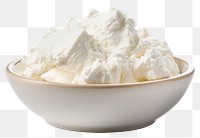 PNG Ricotta cheese dessert cream white. AI generated Image by rawpixel.