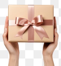 PNG Gift box holding hand. AI generated Image by rawpixel.