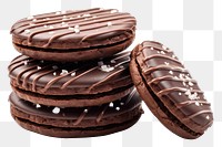 PNG Chocolate cookie dessert food transparent background