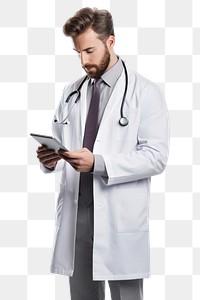 PNG Doctor white background stethoscope electronics. 