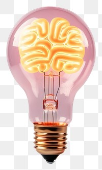 PNG Lightbulb electricity illuminated innovation. AI generated Image by rawpixel.