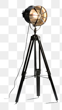 PNG Lamp lighting tripod architecture transparent background