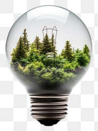 PNG Lightbulb nature transparent background illuminated. 