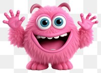 PNG Cartoon pink toy representation. 