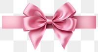 PNG Ribbon pink bow transparent background. AI generated Image by rawpixel.