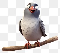 PNG Pigeon cartoon animal bird. AI generated Image by rawpixel.