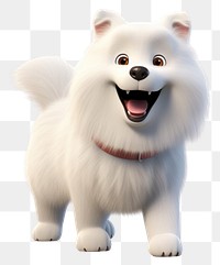 PNG Dog samoyed cartoon mammal. 