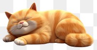 PNG Sleeping mammal animal pet. AI generated Image by rawpixel.