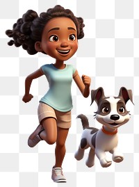 PNG Dog running cartoon mammal. 