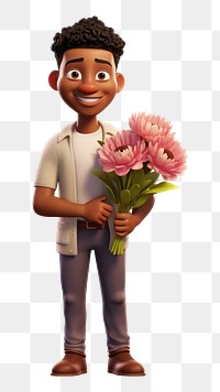 PNG Florist cartoon flower plant. 