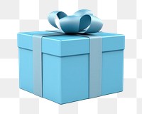 PNG Gift box blue  