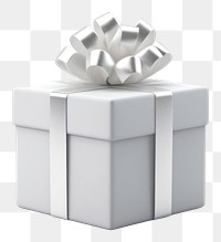 PNG Gift box white  