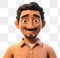 PNG Hispanic man cartoon happiness moustache. 