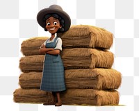 PNG Standing cartoon hay  