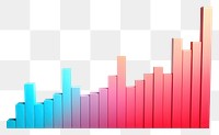 PNG Graph chart white background investment. 