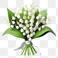 PNG  Flower plant white arrangement. AI generated Image by rawpixel.