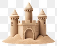 PNG Castle sand architecture building. 