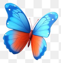 PNG Butterfly animal insect flying. AI generated Image by rawpixel.