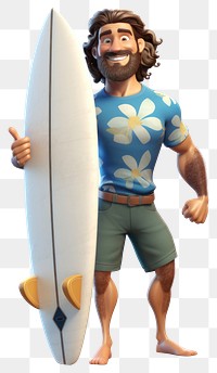 PNG Surfboard surfing cartoon sports. AI generated Image by rawpixel.