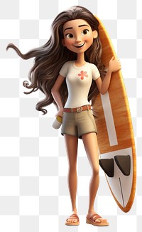 PNG Surfboard surfing cartoon sports. AI generated Image by rawpixel.