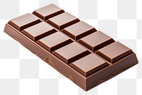 PNG Chocolate bar dessert food white background. AI generated Image by rawpixel.