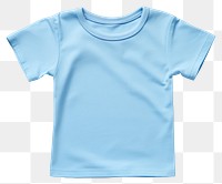 PNG T-shirt blue white background turquoise. AI generated Image by rawpixel.