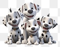 PNG Dog dalmatian cartoon mammal. 