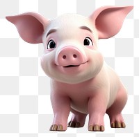 PNG Pig cartoon mammal animal. 