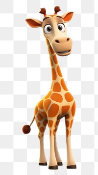 PNG Giraffe wildlife cartoon mammal