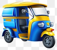 PNG Vehicle yellow wheel blue. AI generated Image by rawpixel.