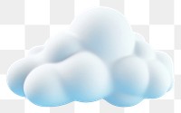 PNG White cloud transparent background softness. 