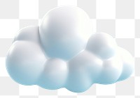 PNG White cloud softness fluffy. 