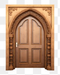 PNG Door architecture wood white background. AI generated Image by rawpixel.