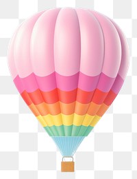 PNG Balloon aircraft vehicle sky. AI generated Image by rawpixel.