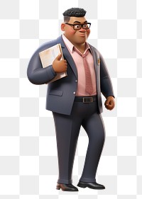 PNG Figurine cartoon adult male. 