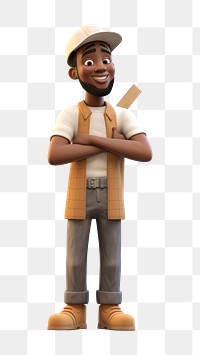 PNG Cartoon male white background architecture. 