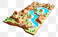 PNG Cartoon map white background outdoors. AI generated Image by rawpixel.