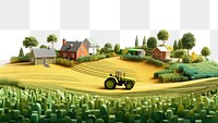 PNG Agriculture landscape field outdoors. AI generated Image by rawpixel.