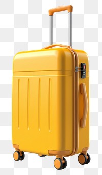 PNG Luggage suitcase white background vacation. 