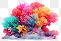 PNG Nature reef art white background. AI generated Image by rawpixel.