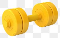 PNG Dumbbell sports gym white background. AI generated Image by rawpixel.