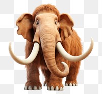 PNG Elephant wildlife mammoth cartoon. 