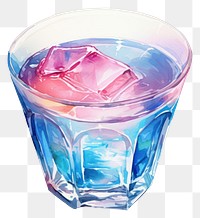 PNG Glass ice refreshment freshness. AI generated Image by rawpixel.