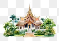 PNG Temple architecture building pagoda. AI generated Image by rawpixel.