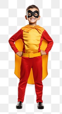 PNG Superhero costume smiling adult. 