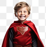 PNG Superhero portrait smiling costume. 