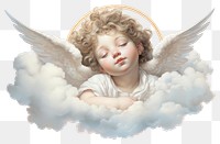 PNG Angel cloud baby representation. 